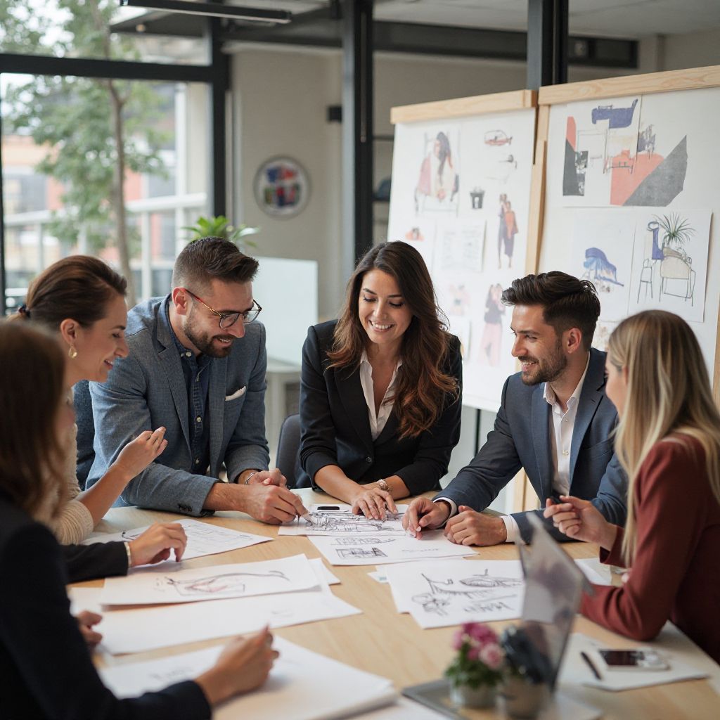 Crown Events office team meeting