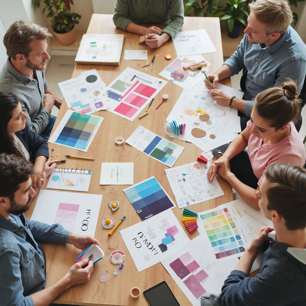 Creative planning session